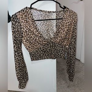 Cheetah Print Top